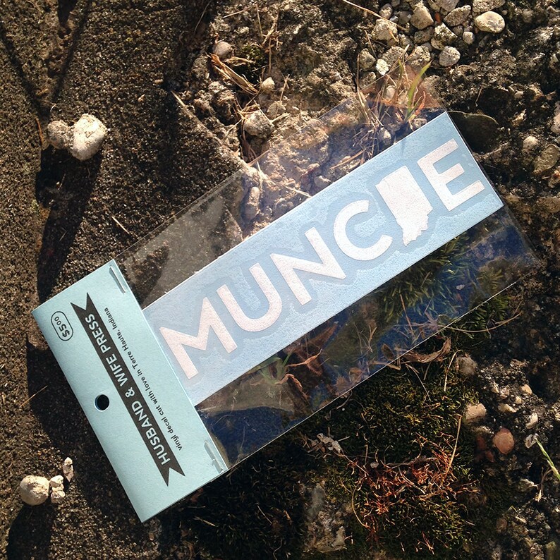 Muncie, Indiana Vinyl Decal image 1