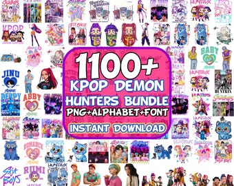 1000+ Kpop Demon Hunter PNG SVG, Huntrix fans Png Design, Saja Boys Girls Bands, Kpop Group Shirt Design, Girl Dinner Png, Digital Download