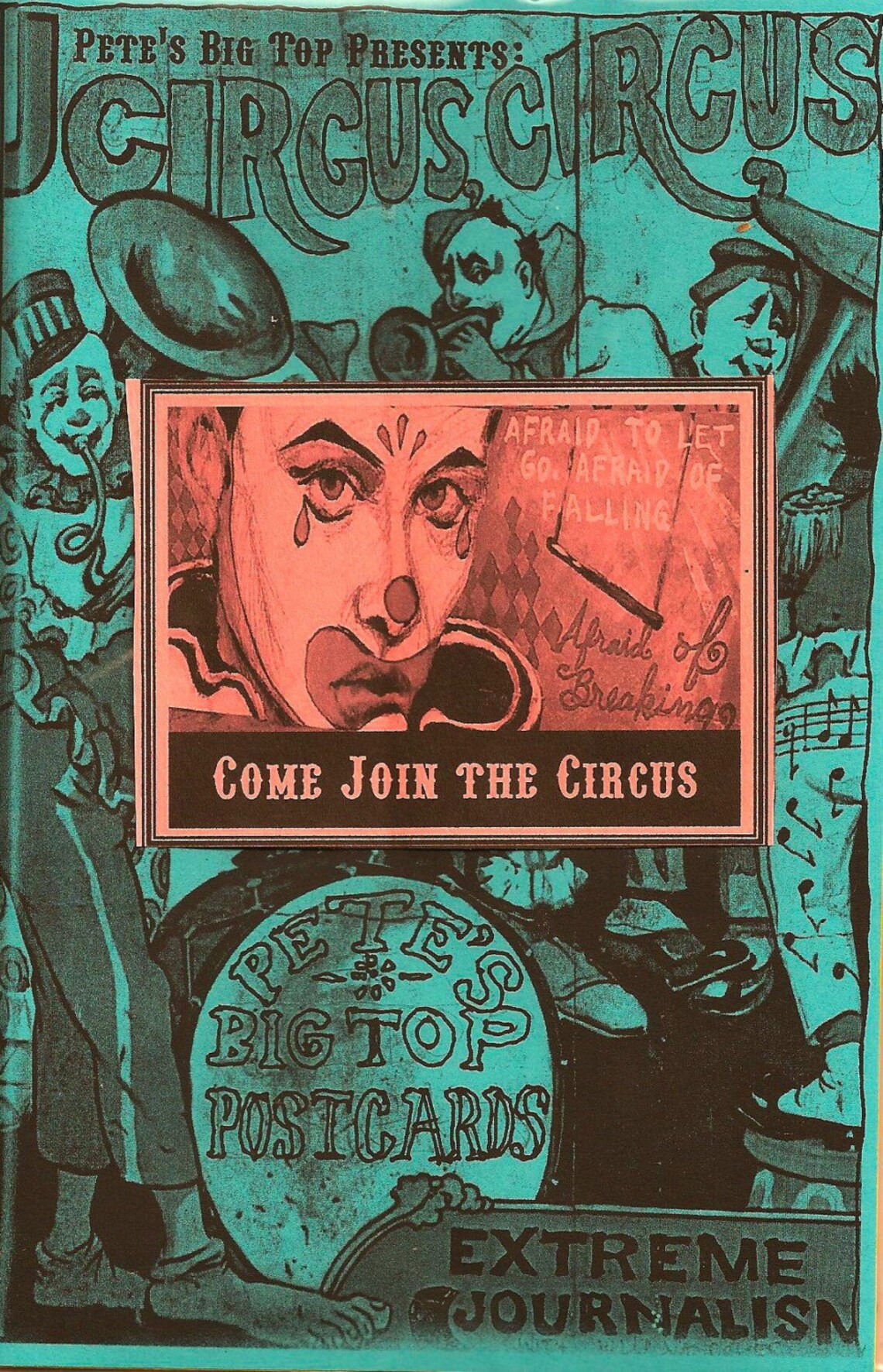 Circus Circus Big Book of Postcards visual journaling mail | Etsy