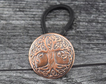 Copper Tree of Life Ponytail cover