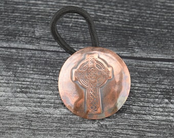 Copper Celtic Cross Ponytail cover