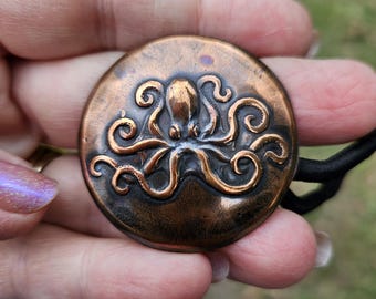 Copper Octopus Ponytail cover