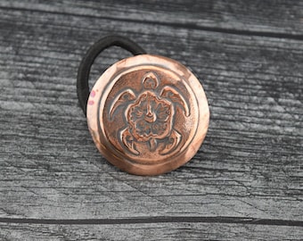 Copper Sea Turtle Ponytail cover