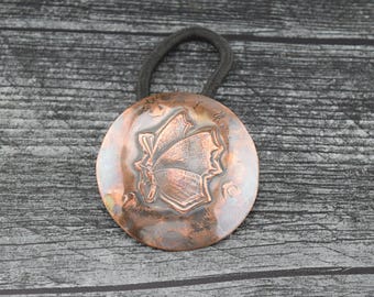 Copper Butterfly Ponytail cover