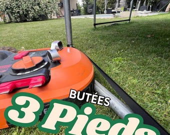 Barrera de parada (trampolín de 3 pies) robot cortacésped