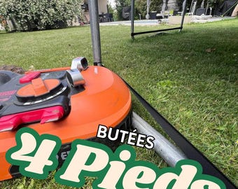 Barrera de parada (trampolín de 4 pies) robot cortacésped