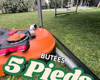 Barrera de parada (trampolín de 5 pies) robot cortacésped