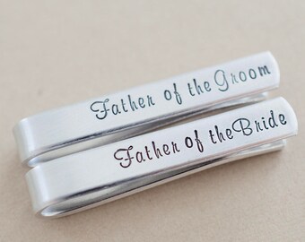 thumbnail image 2 of Father Wedding Tie Clips Accessories For Bride Papa Dad Marriage Wedding Tie 2 of 13
