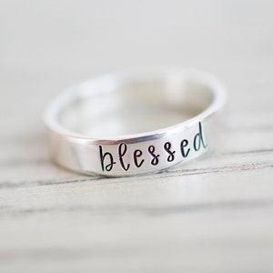 Blessed Ring - Sterling Silver Ring - Ring for Woman - Gifts for Her