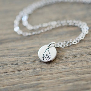 Gnome Necklace - Sterling Necklace