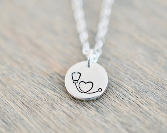 Stethoscope Necklace - Nurse Jewelry