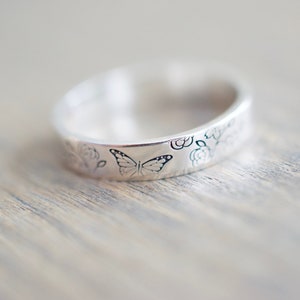 Butterfly Ring - Sterling Silver Ring - Gifts for Her