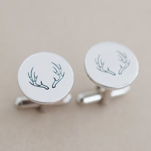 Antler Cufflinks - Custom Cufflinks