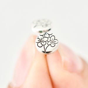 Hawthorn Earrings - May Birth Month Flower