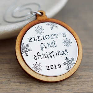 Baby's First Christmas Ornament - Custom Ornament - 2023 Christmas Ornament