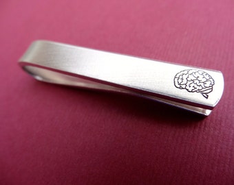 Brain Tie Clip - Medical Tie Clip - Personalized Tie Clip - Gift for Doctor, Nurse, Surgeon