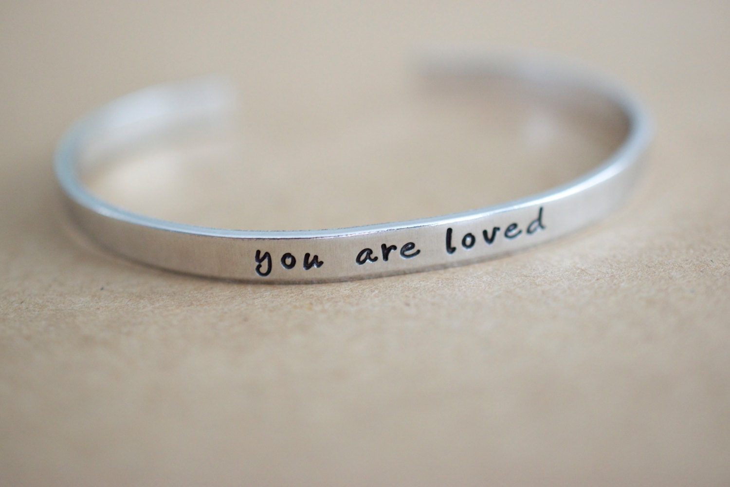 You Are Loved Bracelet Personalized Bracelet Bracelet for Etsy