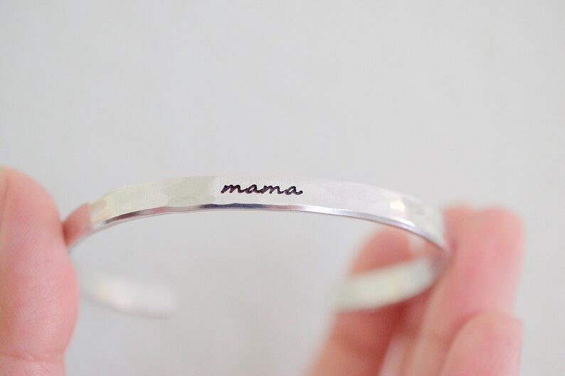 Mama Bracelet Personalized Bracelet Mom Jewelry image 3