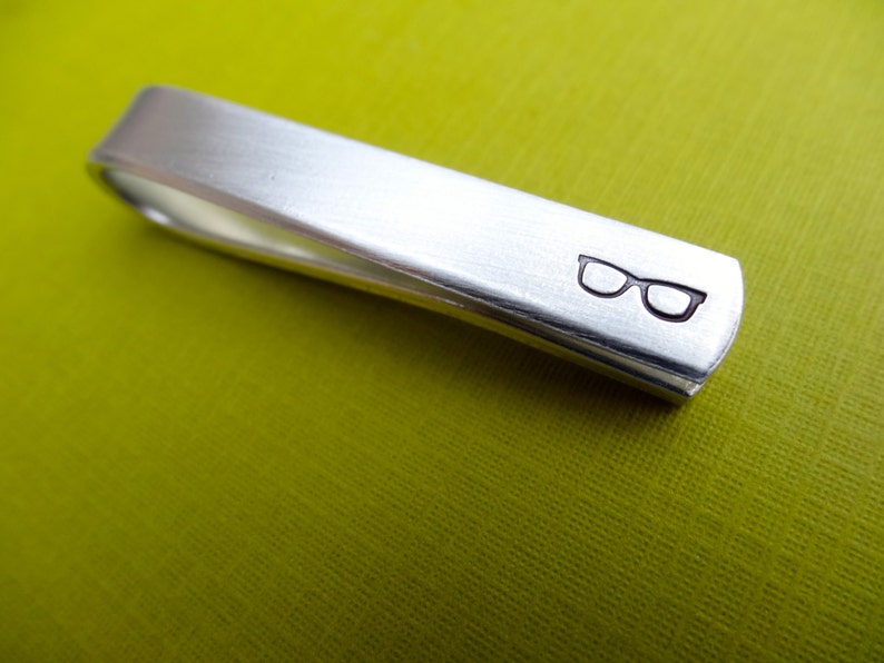 Glasses Tie Bar Custom Tie Clip Optometry Gift image 3