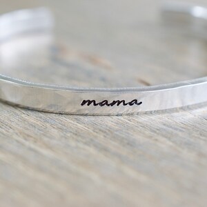 Mama Bracelet Personalized Bracelet Mom Jewelry image 2