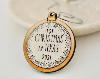 First Christmas in Texas Ornament - 2023 Christmas Ornament