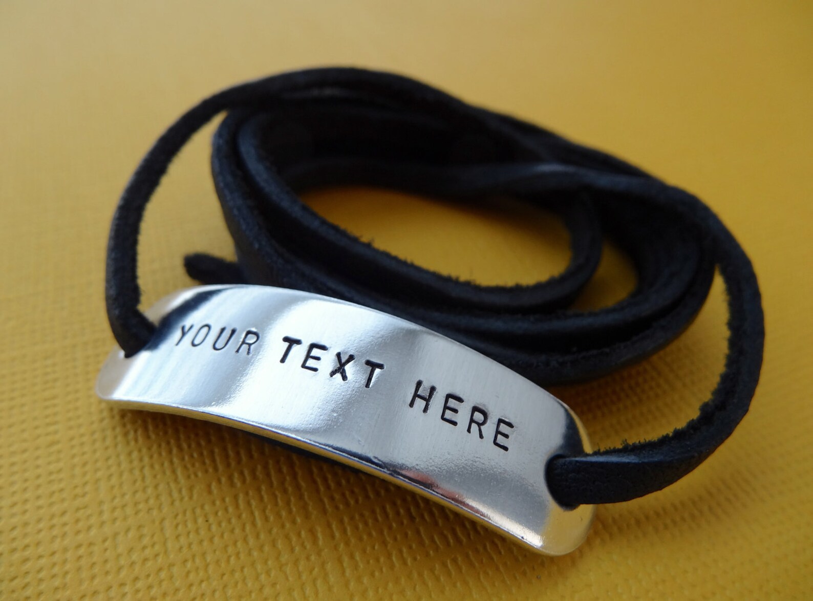 Custom Bracelet Personalized Bracelet Hand Stamped Etsy