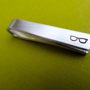 Glasses Tie Bar Custom Tie Clip Optometry Gift image 2