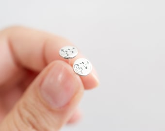 Dandelion Earrings - Custom Sterling Dandelion Earrings - Flower Jewelry