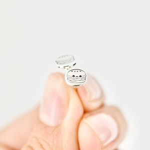 Cheeseburger Earrings - Kawaii Burger Earrings - Food Earrings