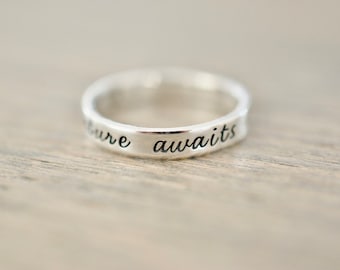 Adventure Awaits Ring - Sterling Silver Ring