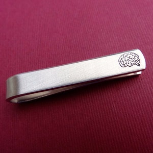 Brain Tie Clip Medical Tie Clip Personalized Tie Clip Gift for Doctor, Nurse, Surgeon image 2