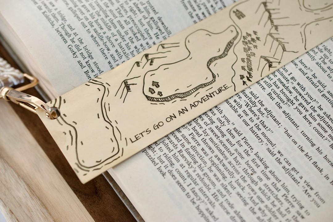 Fantasy Map Bookmark Purse, Adventure Metal Bookmark Book Carrier - Etsy