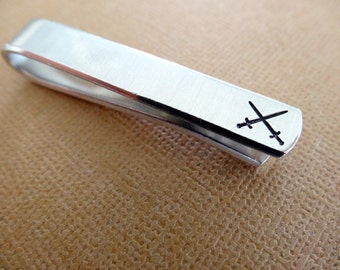 Swords Tie Bar - Custom Tie Clip