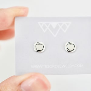 Pendientes de manzana - Regalo del maestro