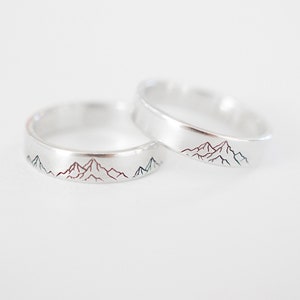 Mountain Ring - Sterling Silver Ring - Ring for Woman - Gifts for Her