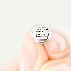 Popcorn Earrings - Kawaii Popcorn Earrings - Food Earrings