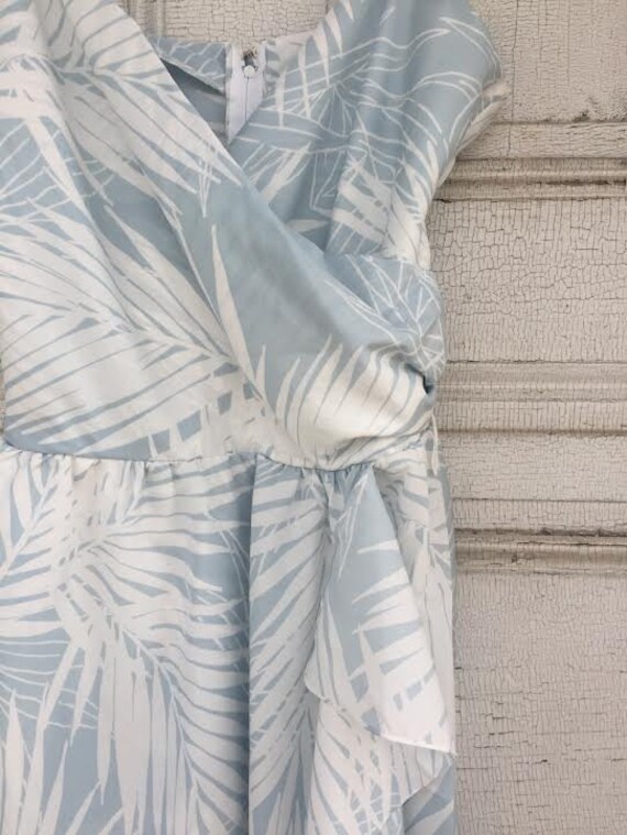 baby blue palm dress - image 3