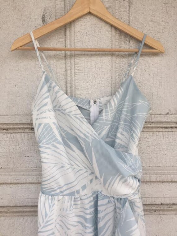 baby blue palm dress - image 2