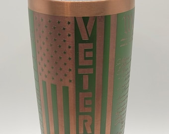 退役軍人向け20オンスタンブラー。