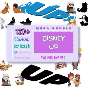 Bundle Svg dessin animé, film Pixar numérique SVG PNG coupe fichiers pour les artisans, Dxf - Eps, Animation svg