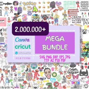 2.000.000 Cartoon Svg Bundle All Files in Entire Shop Svg Png Font Mega Bundle,Whole Shop Svg Bundle,Holiday Svg,Christmas Svg,Halloween Svg