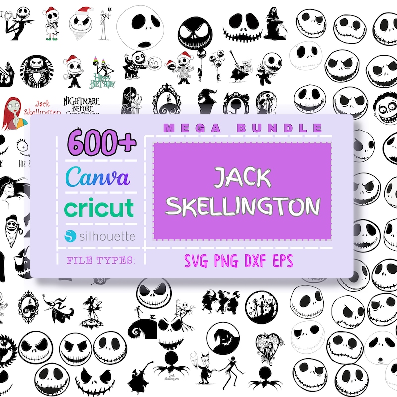 Jack Skellington Svg - Etsy