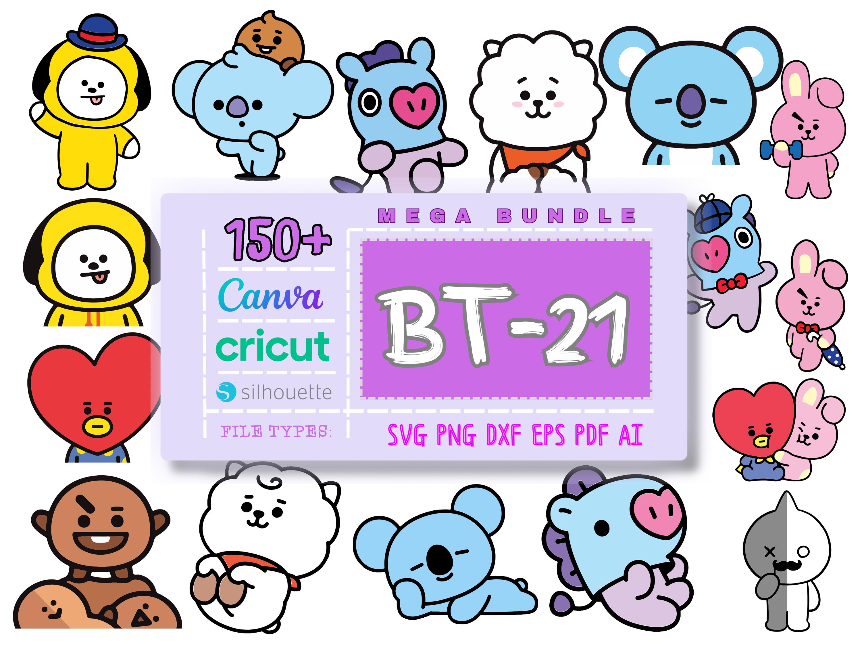 Bt21 Digital File - Etsy