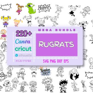 220+ Rugrats Svg, Rugrats PNG de alta qualidade, Fonte Rugrats, Logotipo Rugrats, Clipart Rugrats, Download instantâneo, EM CAMADAS
