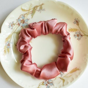 Pink Satin Scrunchie, Pink Scrunchie, Pink Satin Scrunchies, Pink Silky Scrunchie, Pink Satin Scrunchy, Gift Ideas, Pink Scrunchies