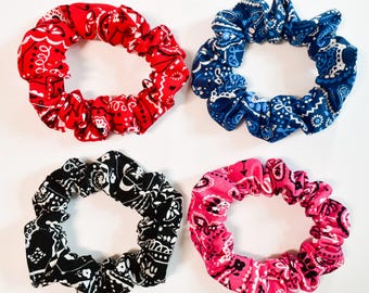 Paisley Scrunchie |  Bandana Scrunchie
