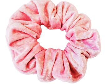 Pink Velvet Scrunchie | Handmade Hair Scrunchies
