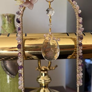 Blossom Aura Crystal Suncatcher plantenlatwerk