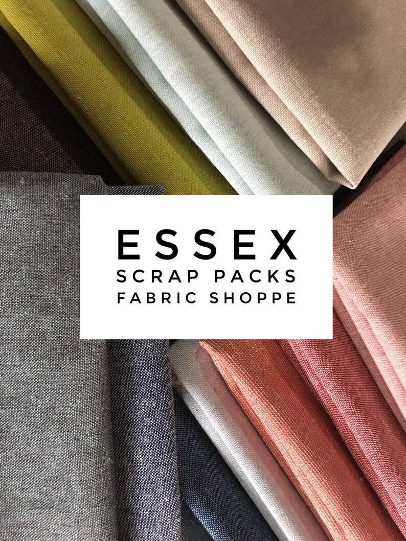 SALE Linen Fabric Essex Scrap Fabric Linen Fabric Scraps Etsy