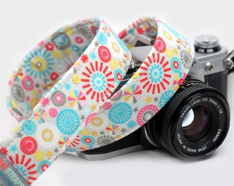 Floral Camera Strap - Playground